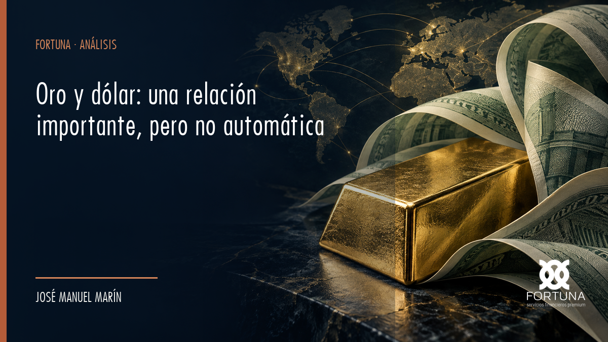 Oro y dólar: una relación importante, pero no automática